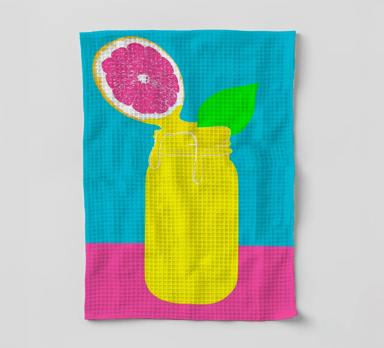 Juice Jar - Pop Art tea towel by ColorCrash Gallery