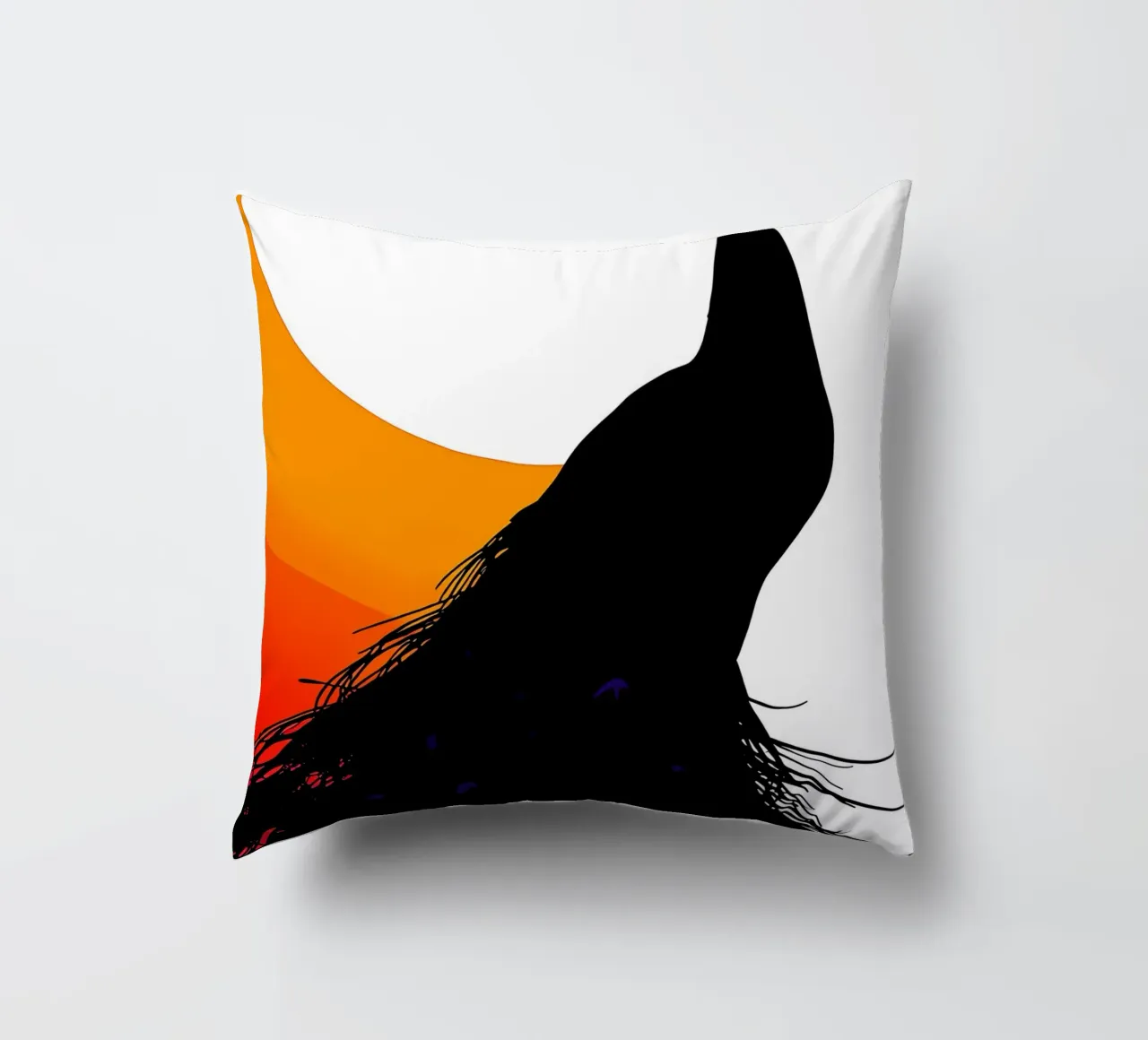 Pavone - Pop Art cuscino da ColorCrash Gallery