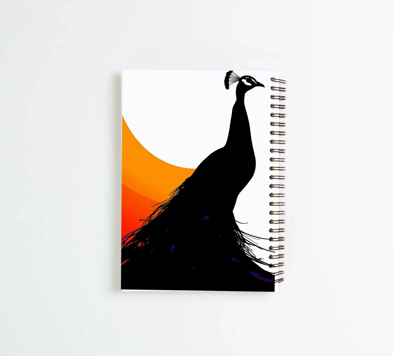 Pfau - Pop Art Ringbuch von ColorCrash Gallery