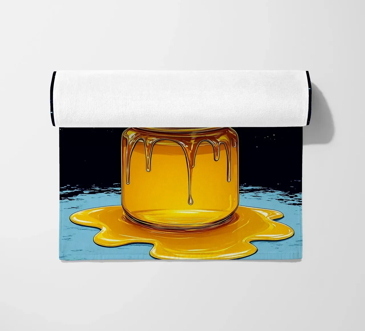 Vaso di miele - Pop Art telo mare da ColorCrash Gallery
