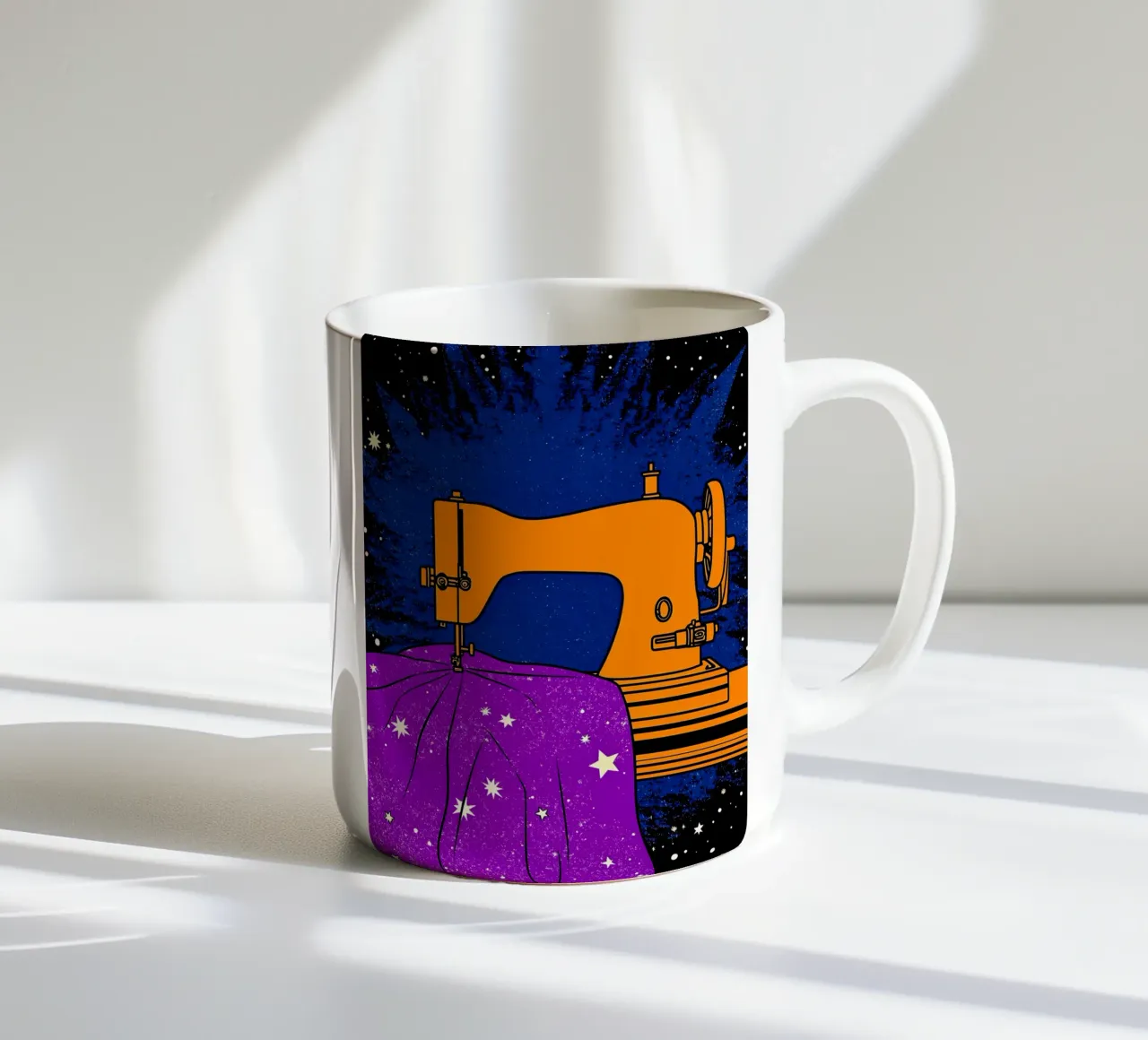 Macchina da cucire - Pop Art tazza in ceramica da ColorCrash Gallery