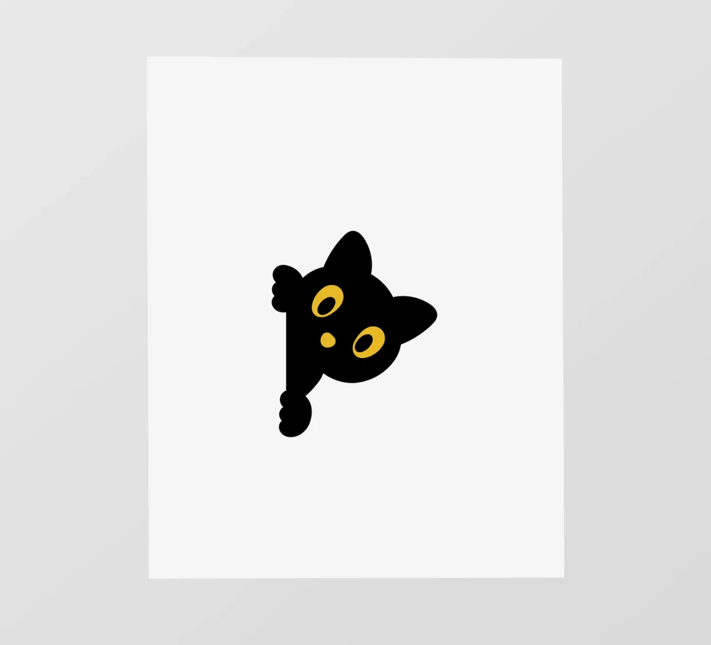 kat fotobehang van khoailang