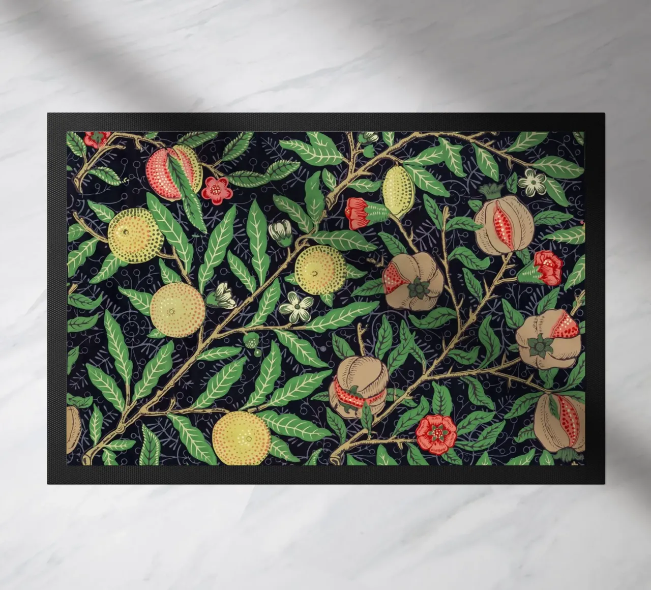 floral pattern deurmat van Venus Art