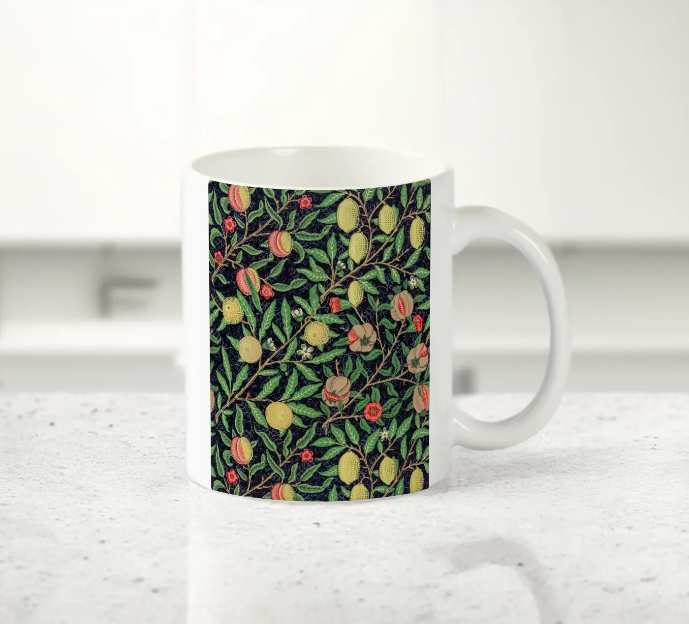 floral pattern ceramic mug by Venus Art