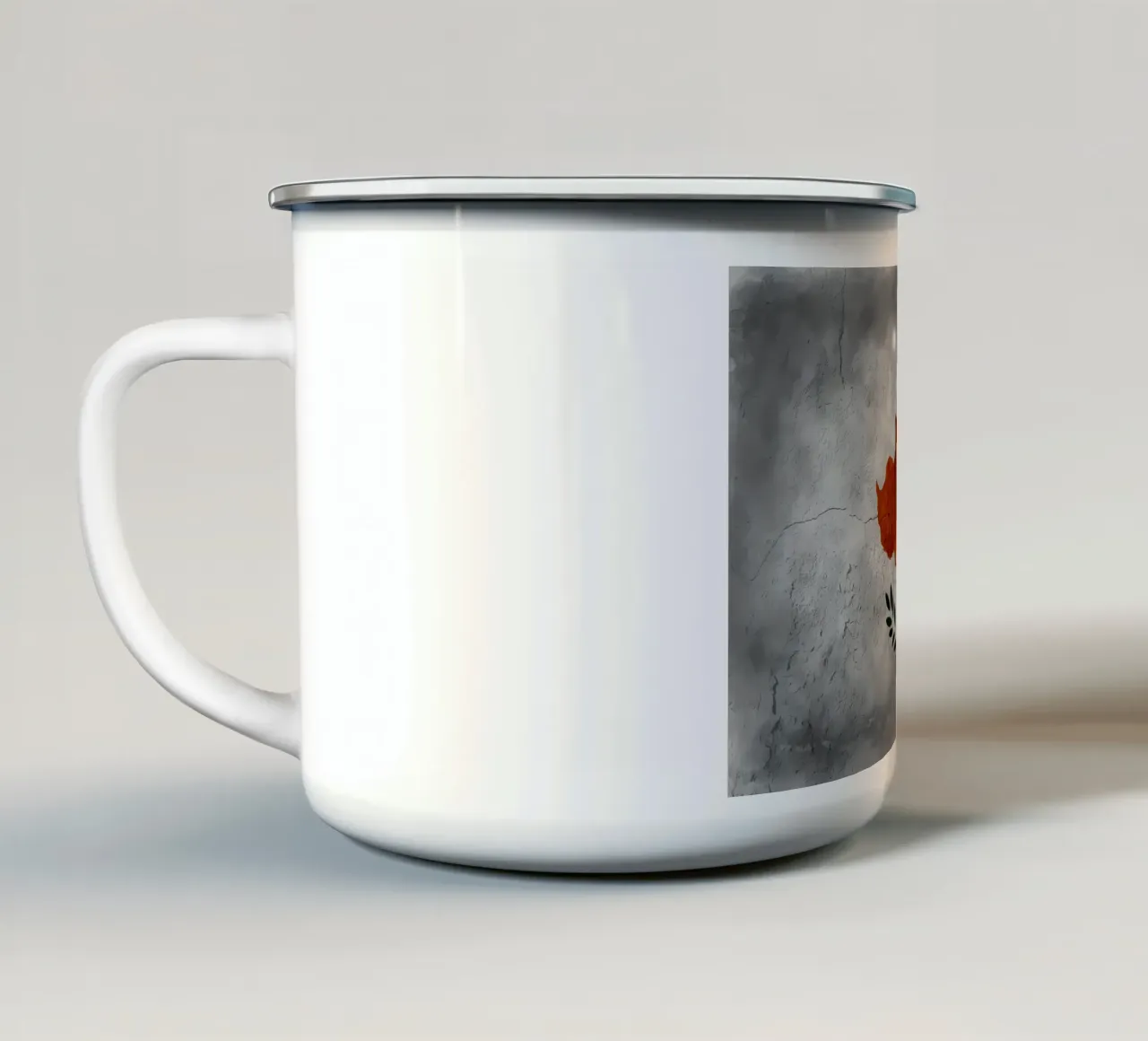 Bandiera d'epoca di Cipro tazza in smalto da Joshua A Holmes