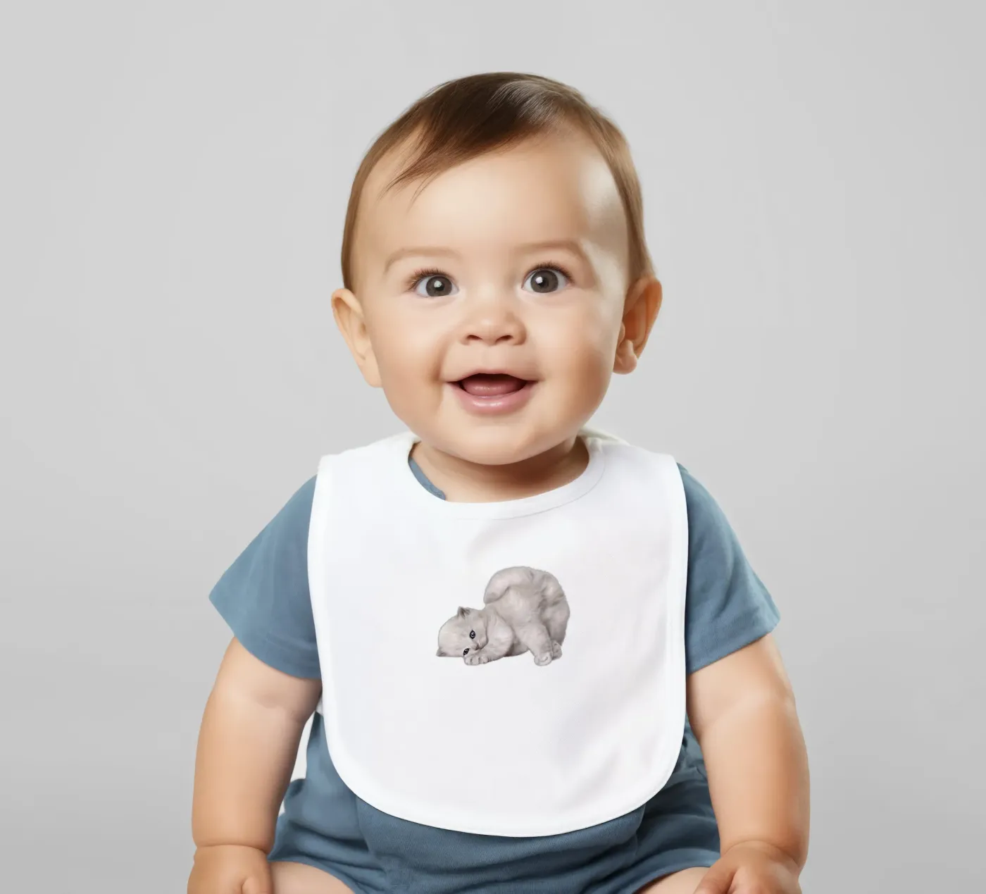 cat baby slabbetje van khoailang