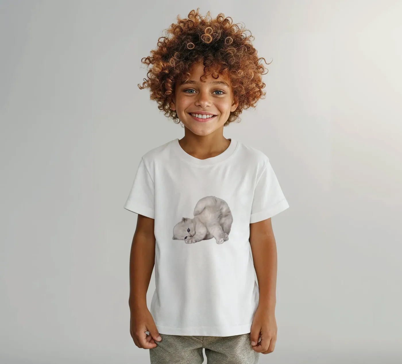 kat kinder t-shirt van khoailang