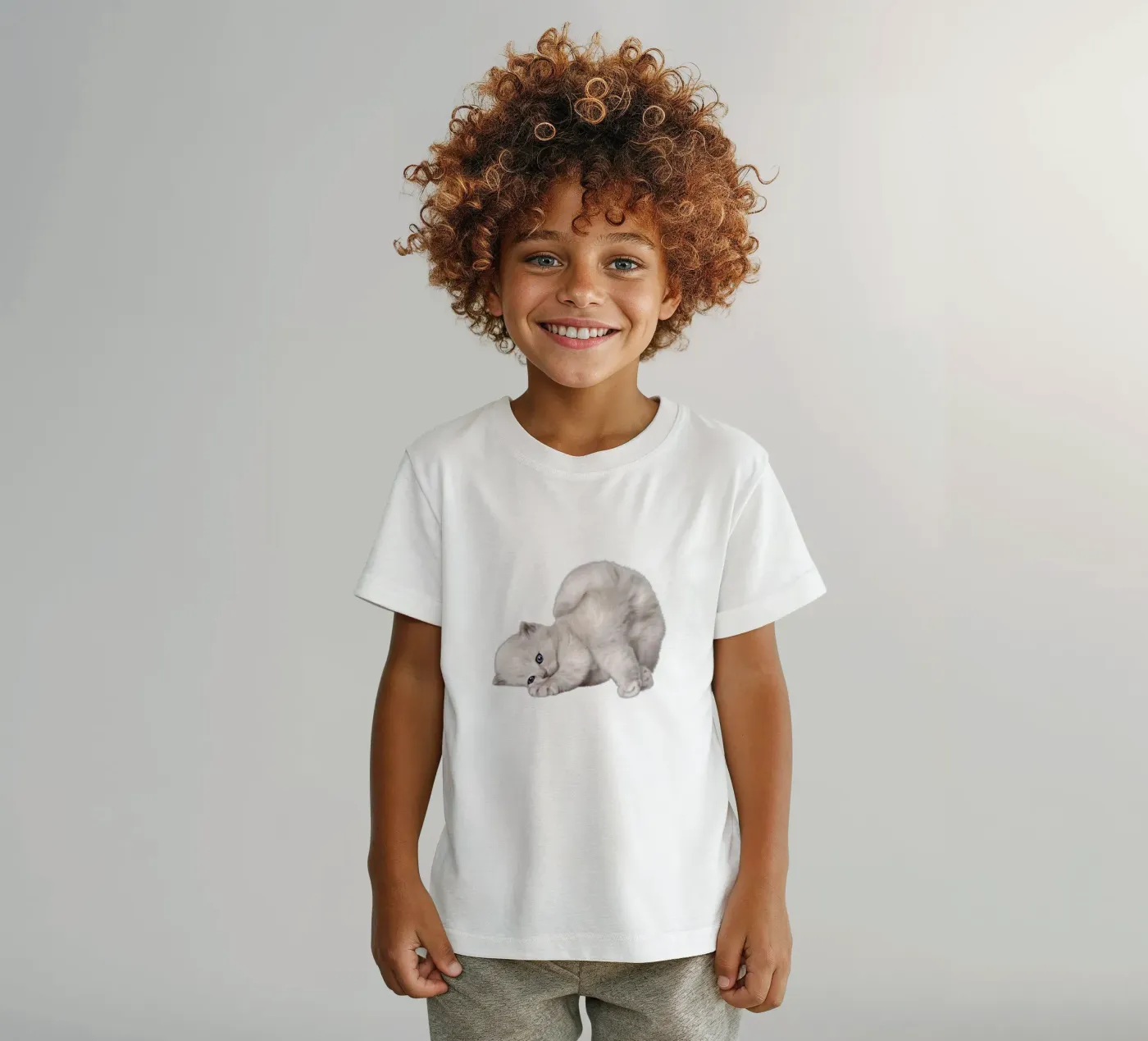 kat kinder t-shirt van khoailang