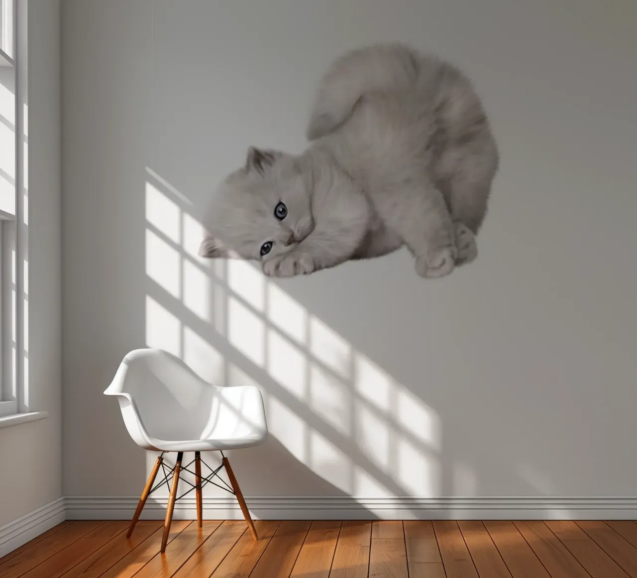 kat fotobehang van khoailang