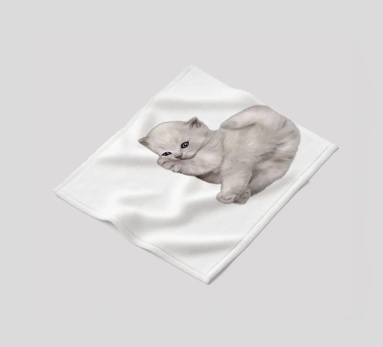 gatto coperta in pile da khoailang