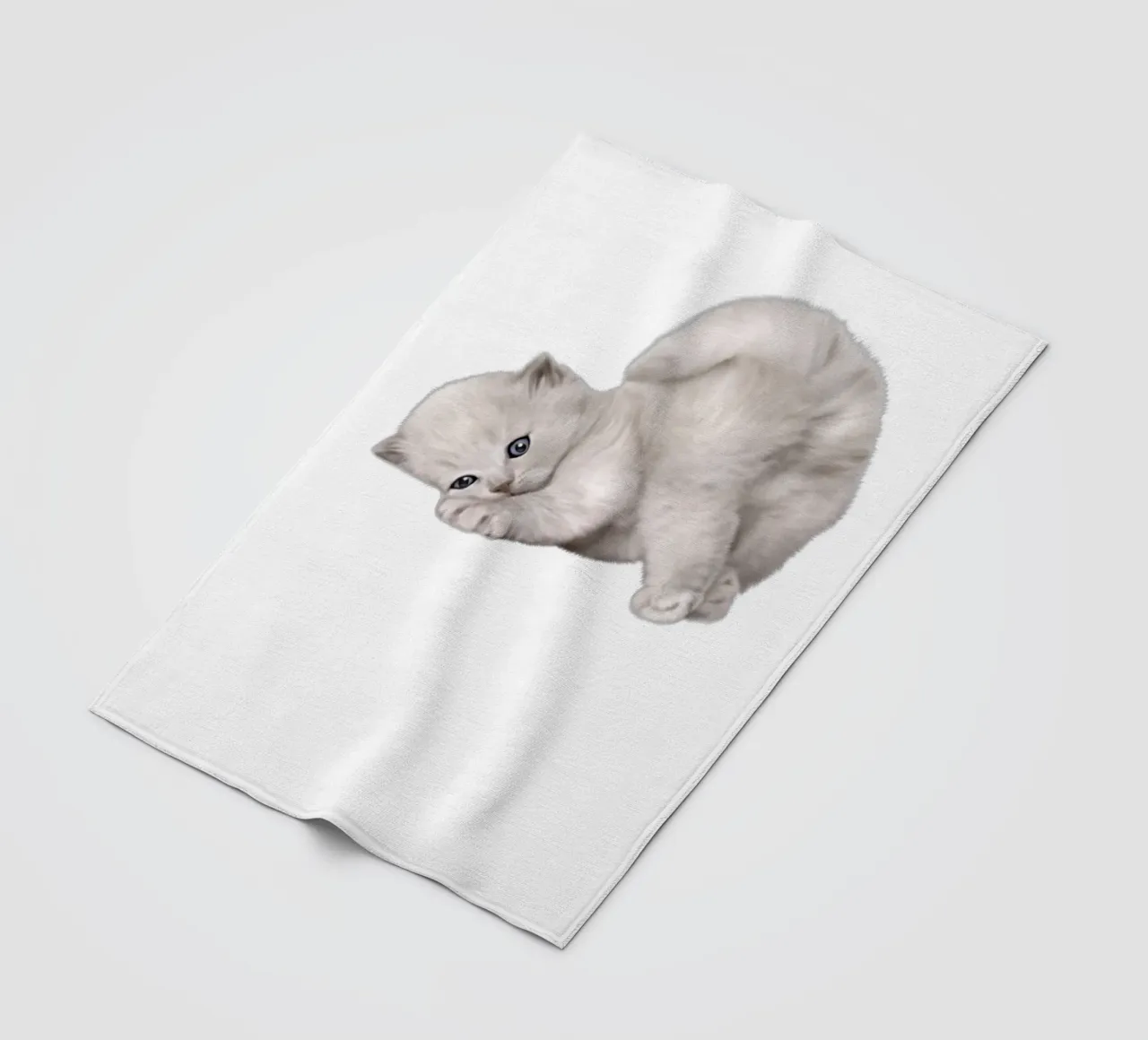 gatto coperta in pile da khoailang