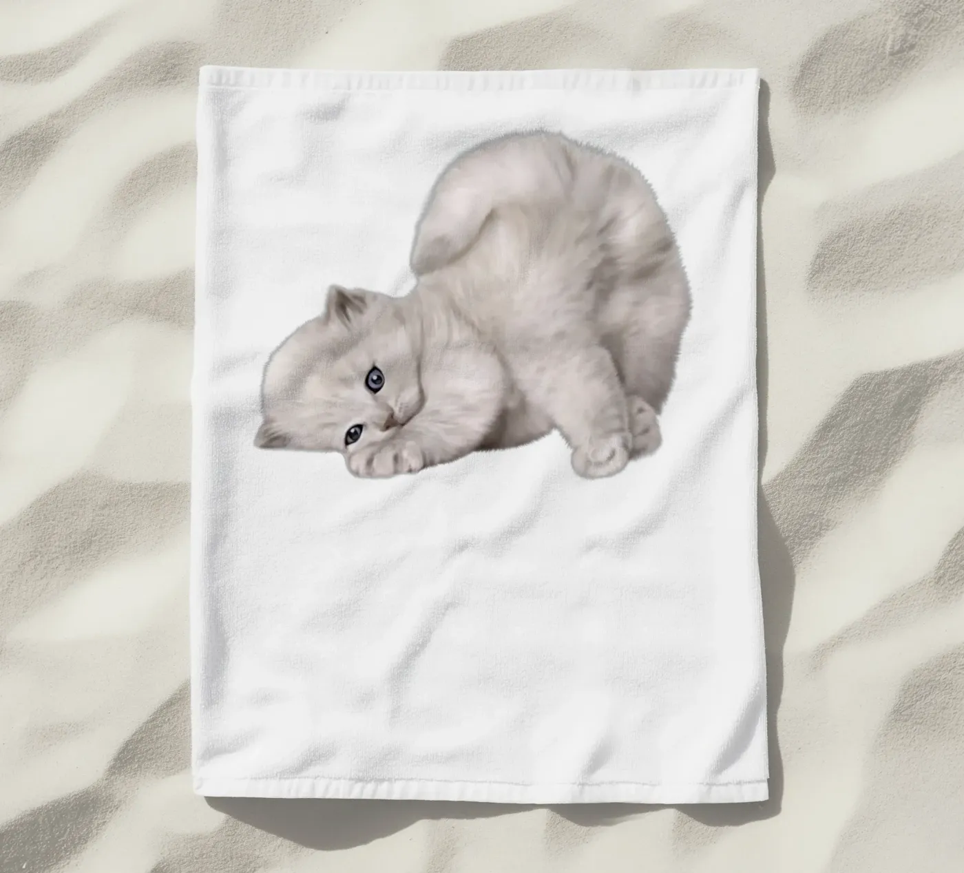 cat strandhanddoek van khoailang