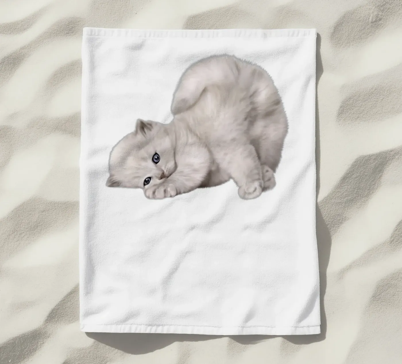 kat strandhanddoek van khoailang