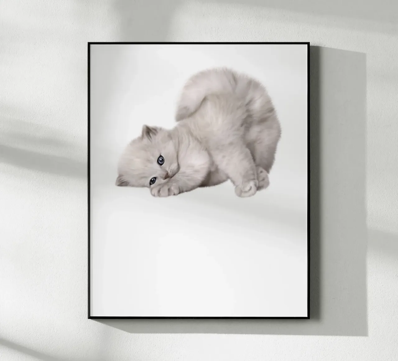 cat acrylic glass by khoailang