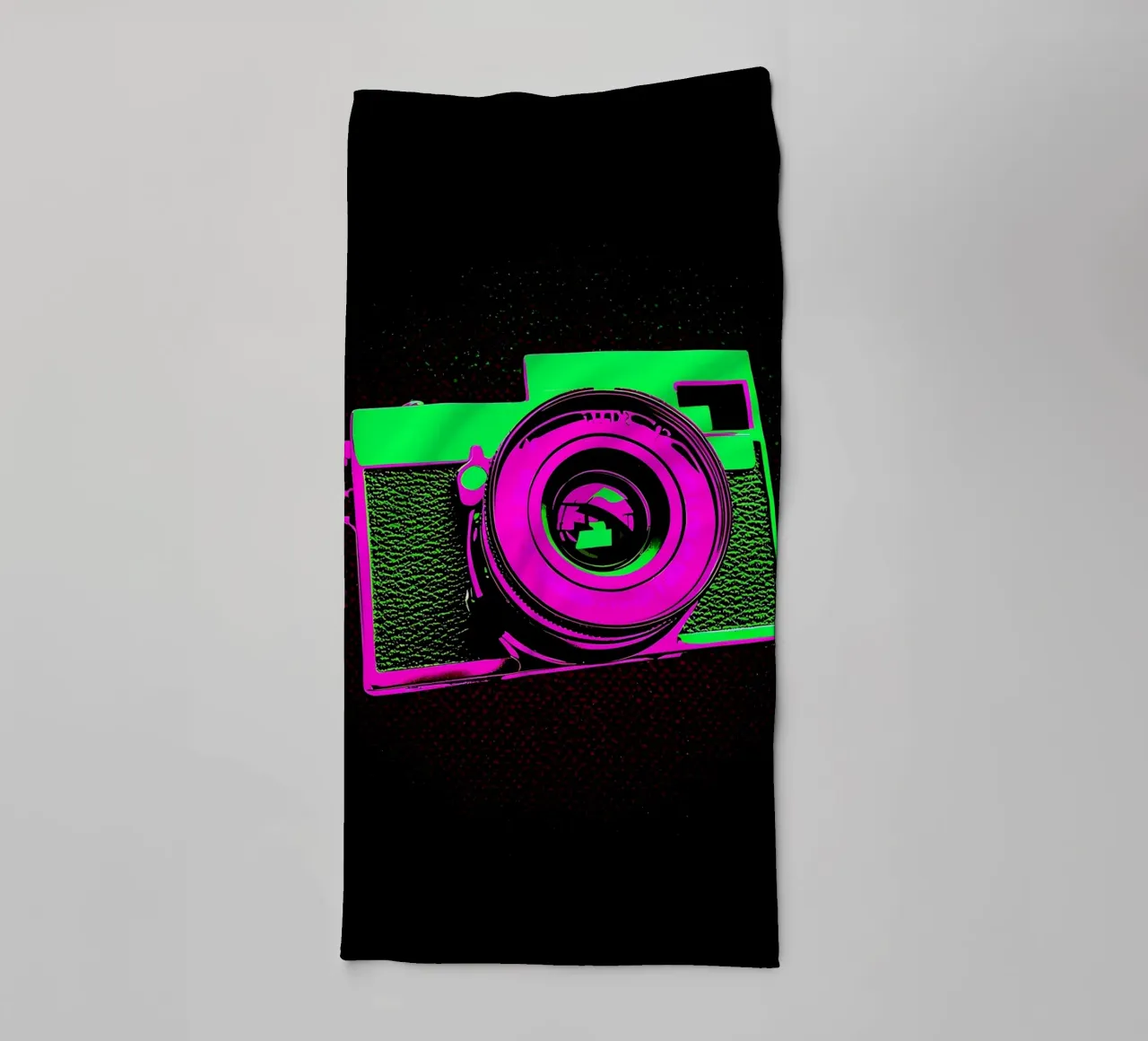 Camera - Pop Art towel by ColorCrash Gallery