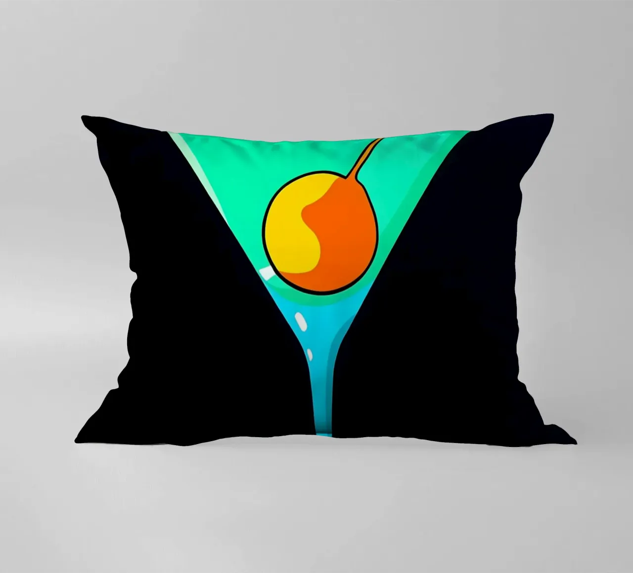 Martini - Pop Art cuscino da ColorCrash Gallery