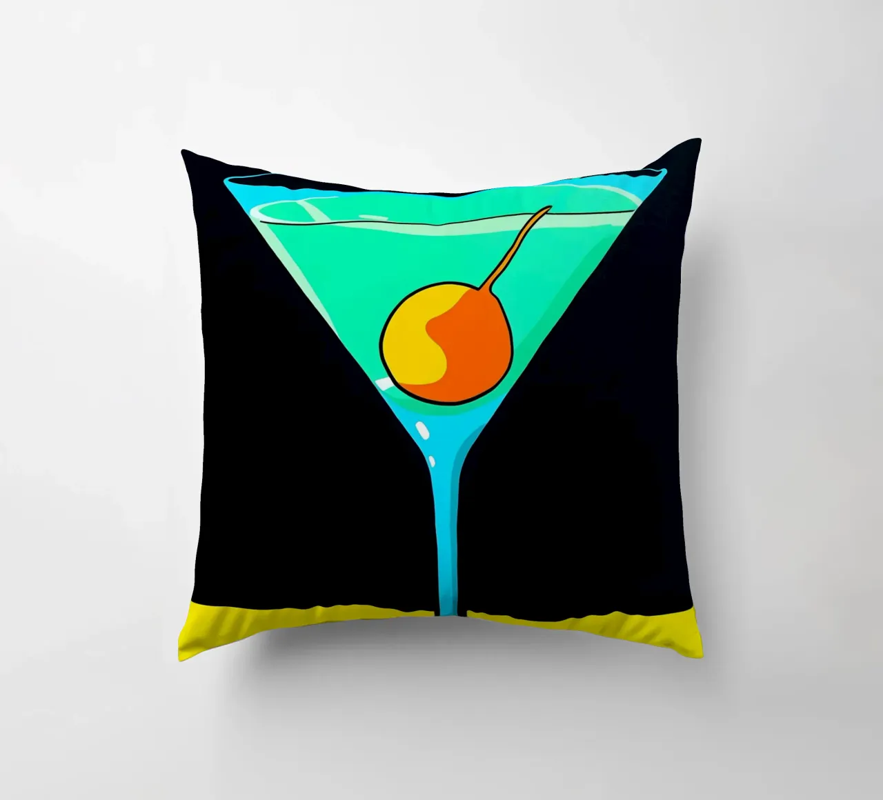 Martini - Pop Art cuscino da ColorCrash Gallery