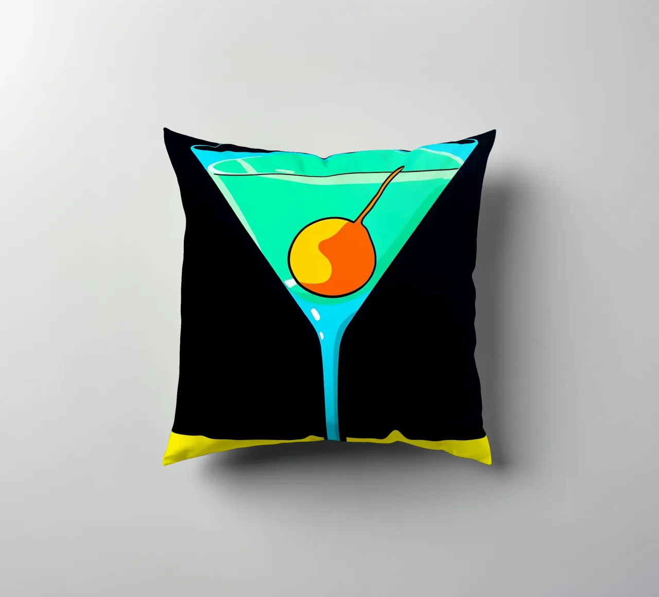 Martini - Pop Art cuscino da ColorCrash Gallery