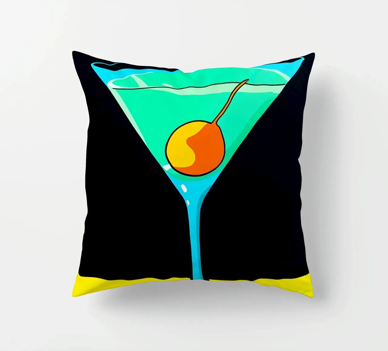 Martini - Pop Art cuscino da ColorCrash Gallery