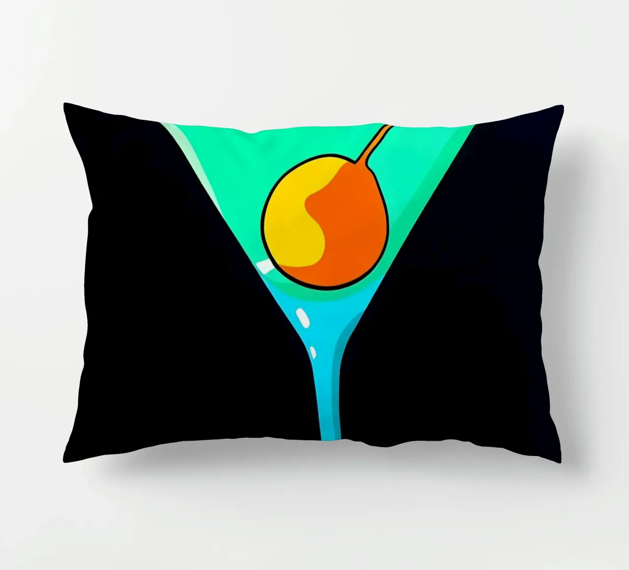 Martini - Pop Art cuscino da ColorCrash Gallery
