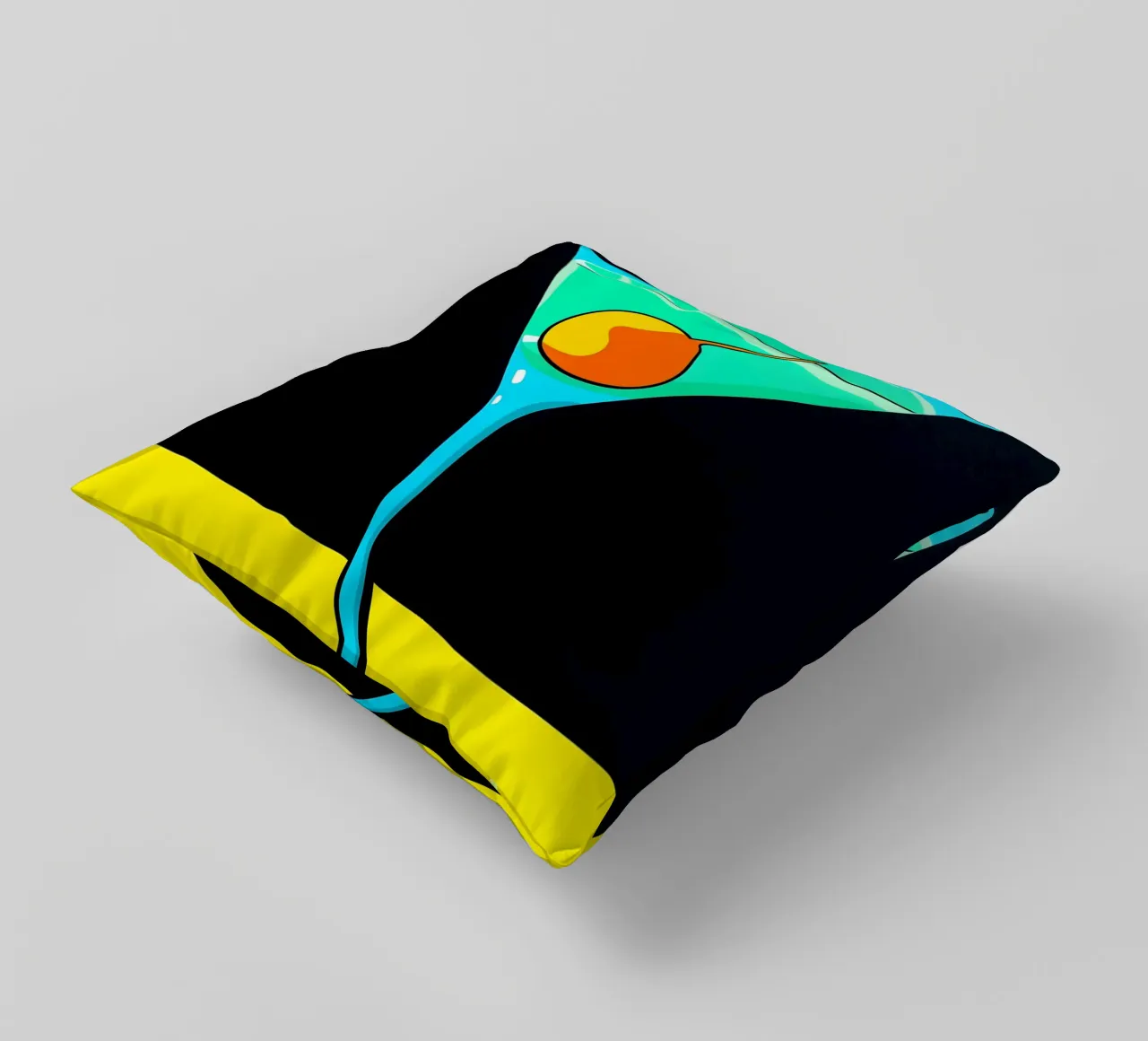 Martini - Pop Art cuscino da ColorCrash Gallery