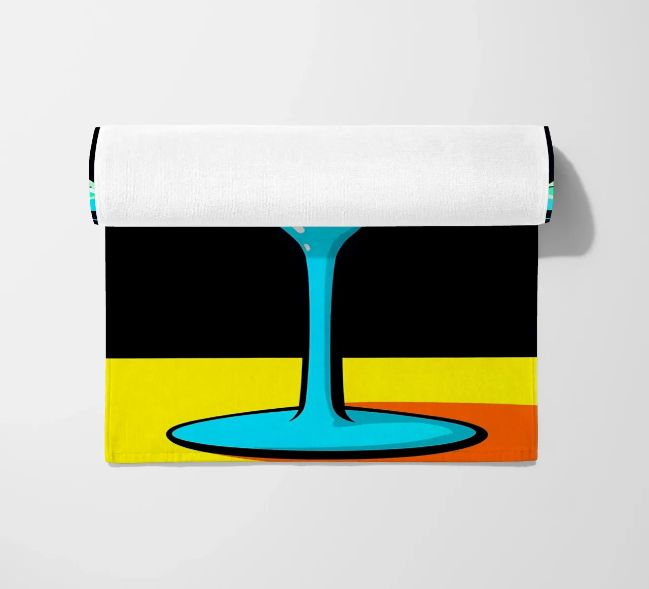 Martini - Pop Art telo mare da ColorCrash Gallery