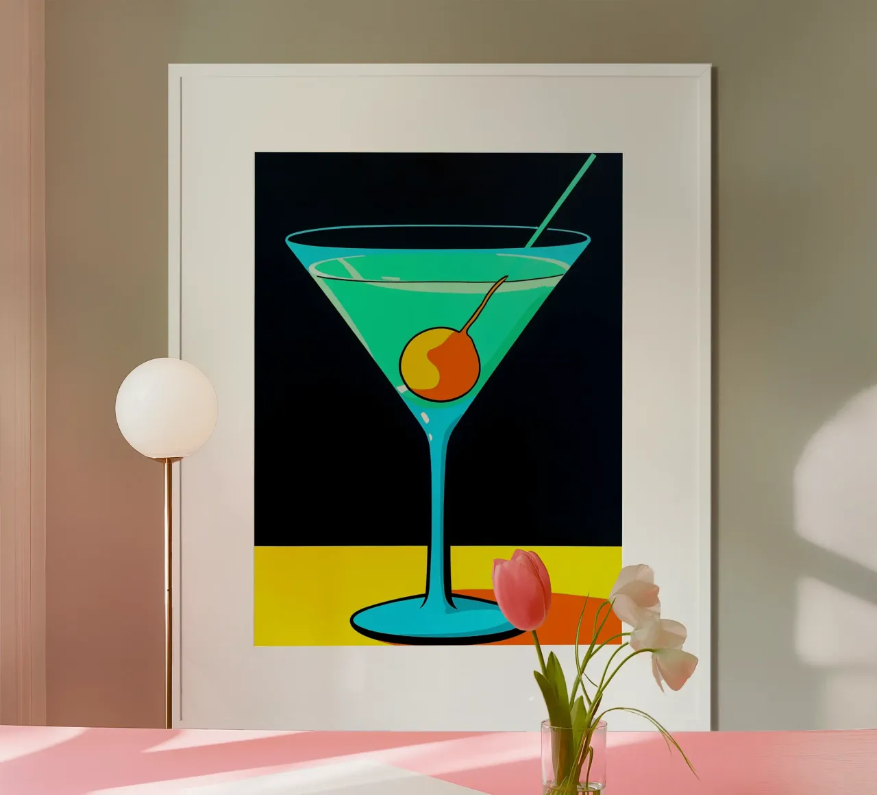 Martini - Pop Art carta hahnemühle da ColorCrash Gallery