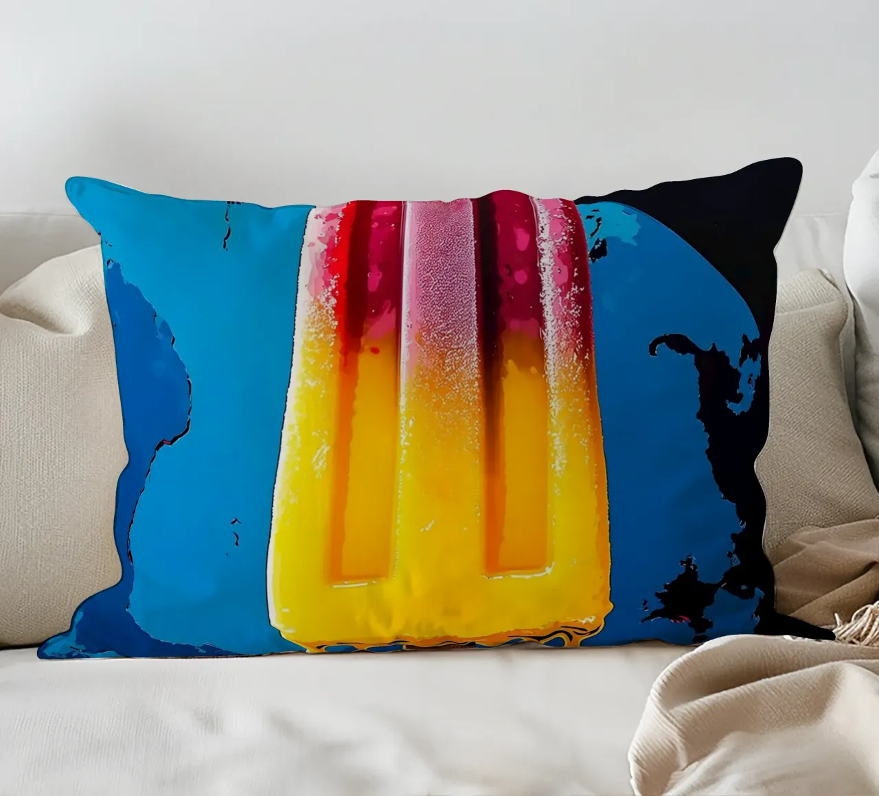 Popsicle - Pop Art cuscino da ColorCrash Gallery