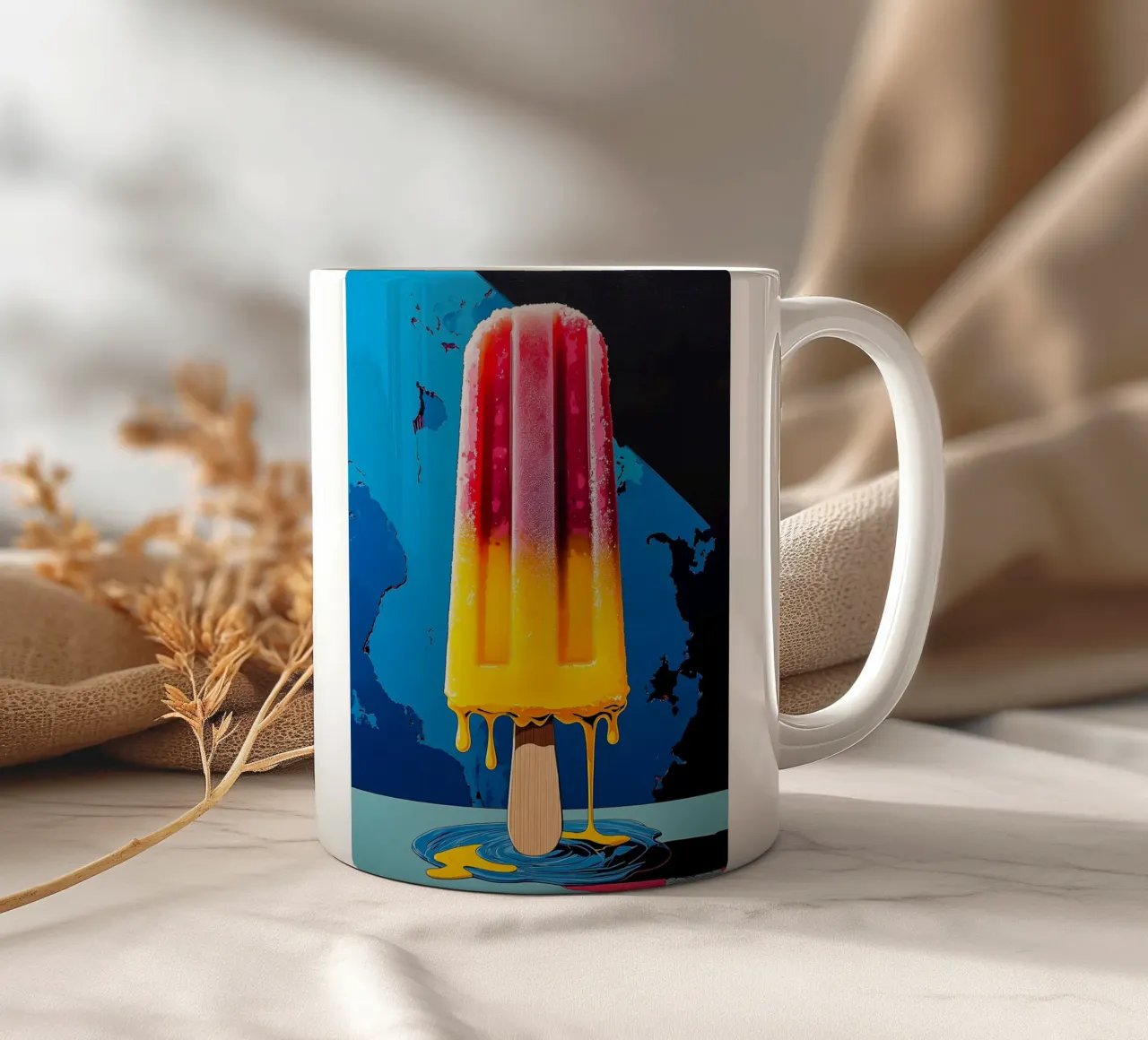 Popsicle - Pop Art tazza in ceramica da ColorCrash Gallery