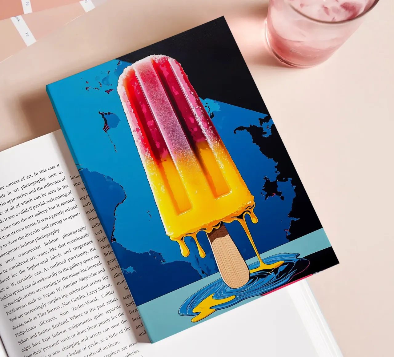 Popsicle - Pop Art notebook by ColorCrash Gallery