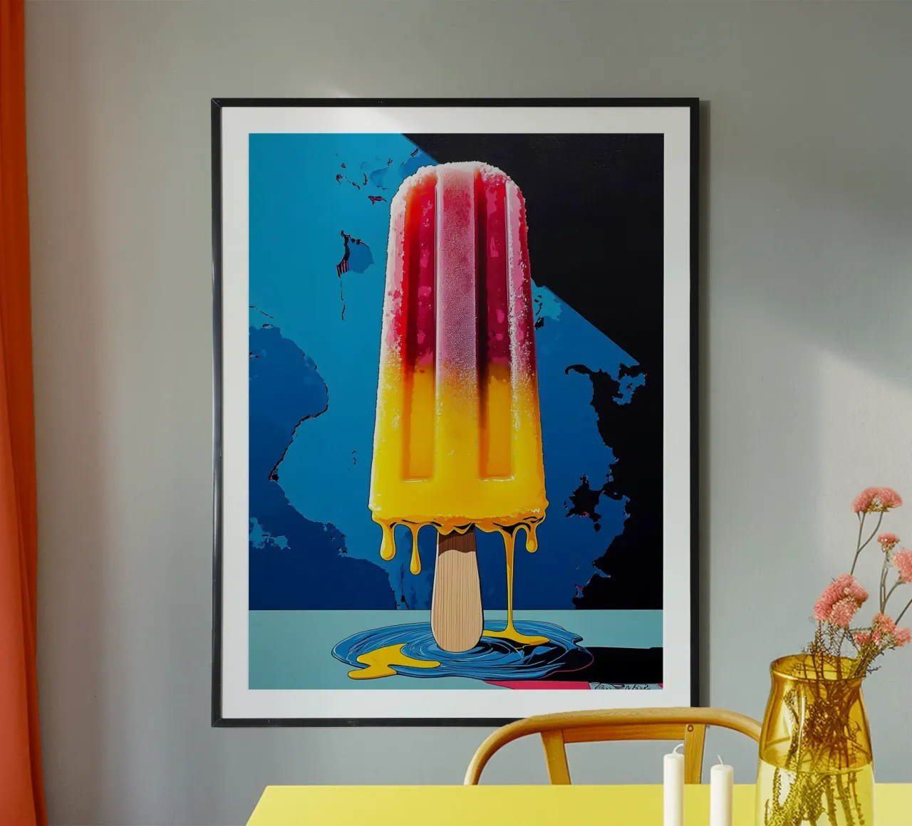 Popsicle - Pop Art carta hahnemühle da ColorCrash Gallery