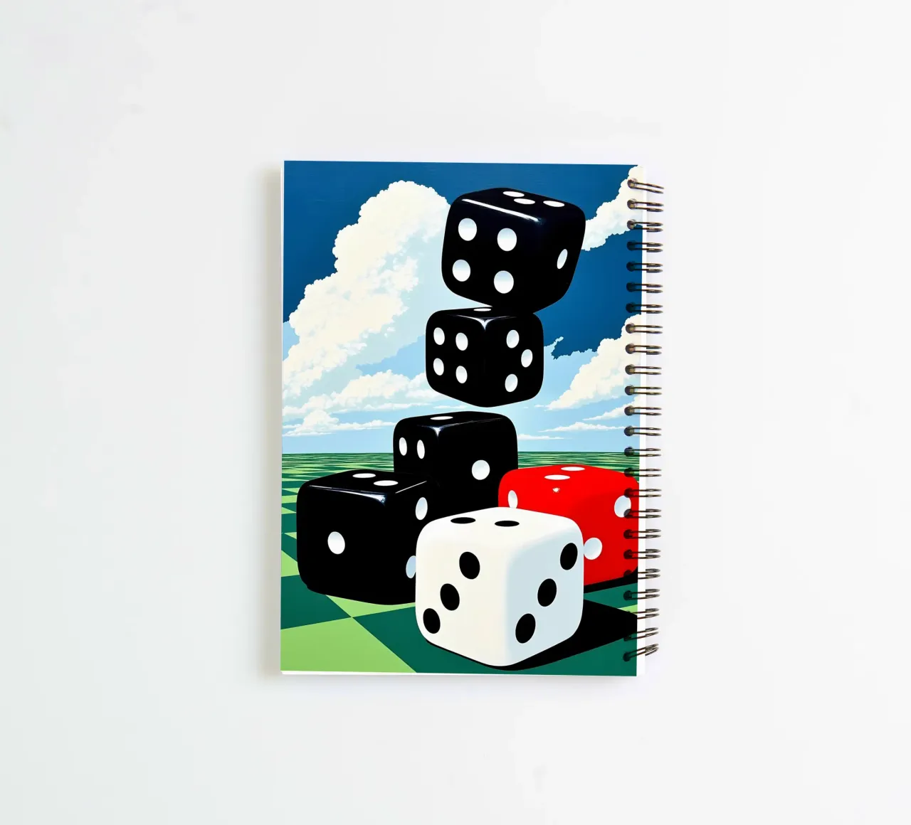 Würfel - Pop Art Ringbuch von ColorCrash Gallery