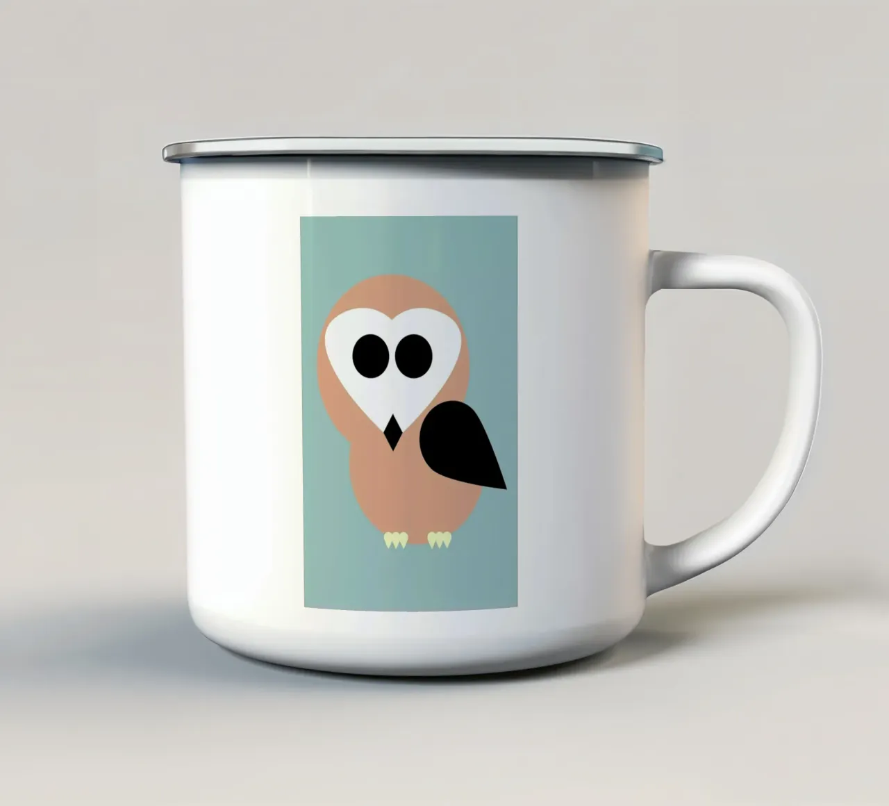 Celine the Owl tazza in smalto da Marx & Croft