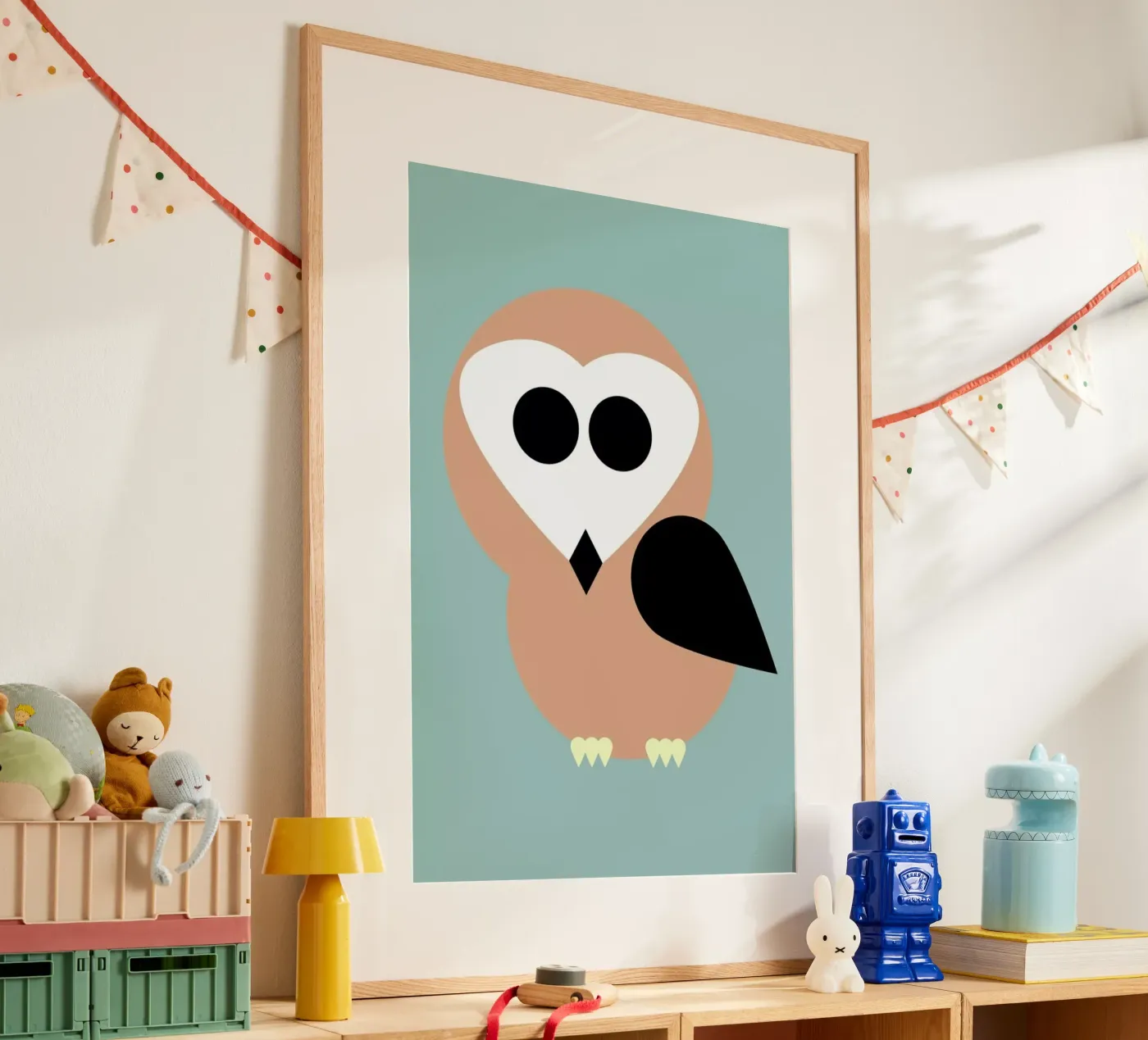 Celine the Owl poster da Marx & Croft