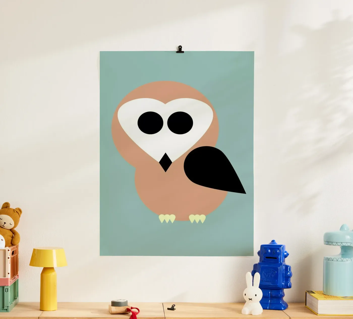 Celine the Owl poster da Marx & Croft