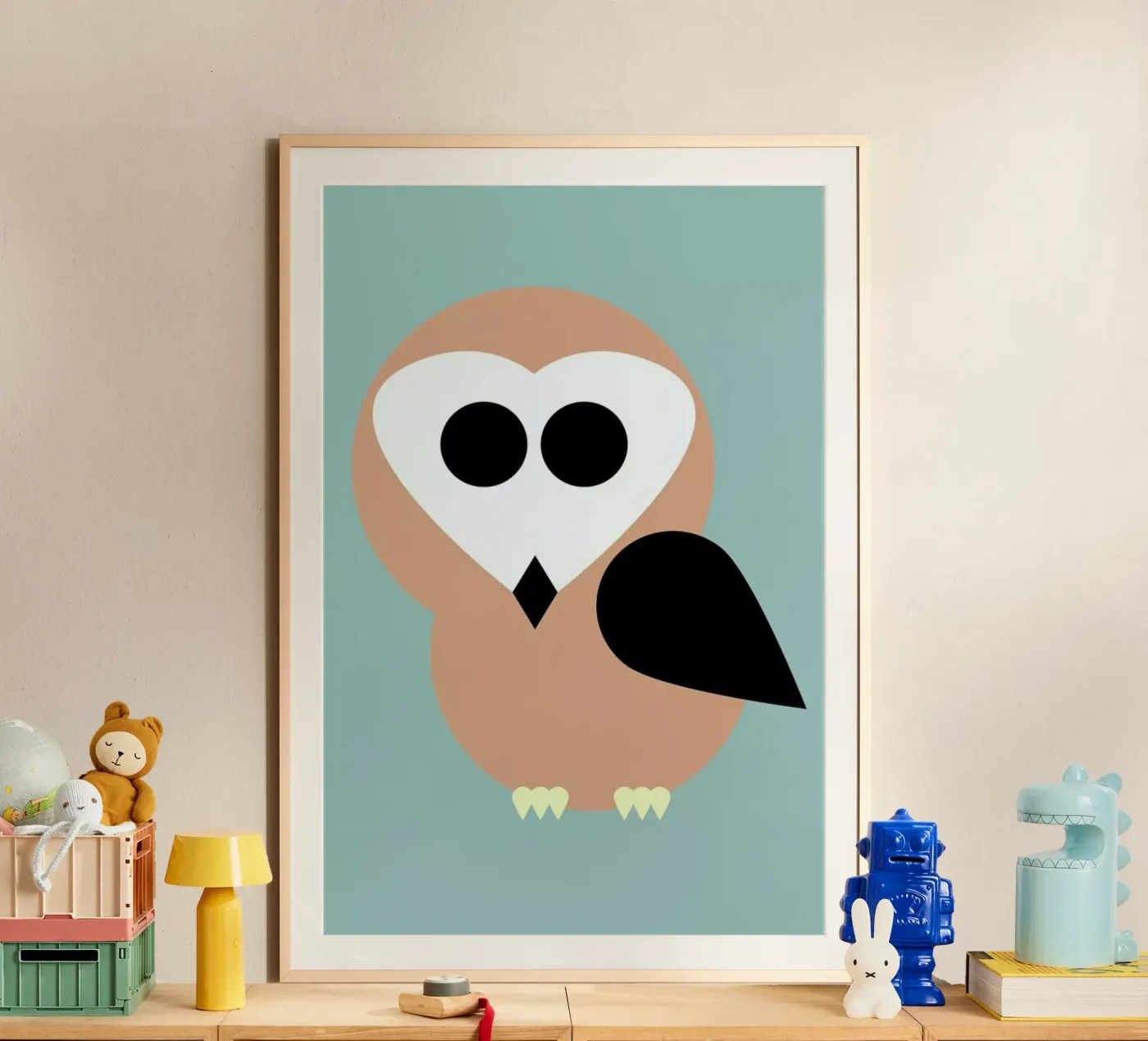 Celine the Owl poster da Marx & Croft