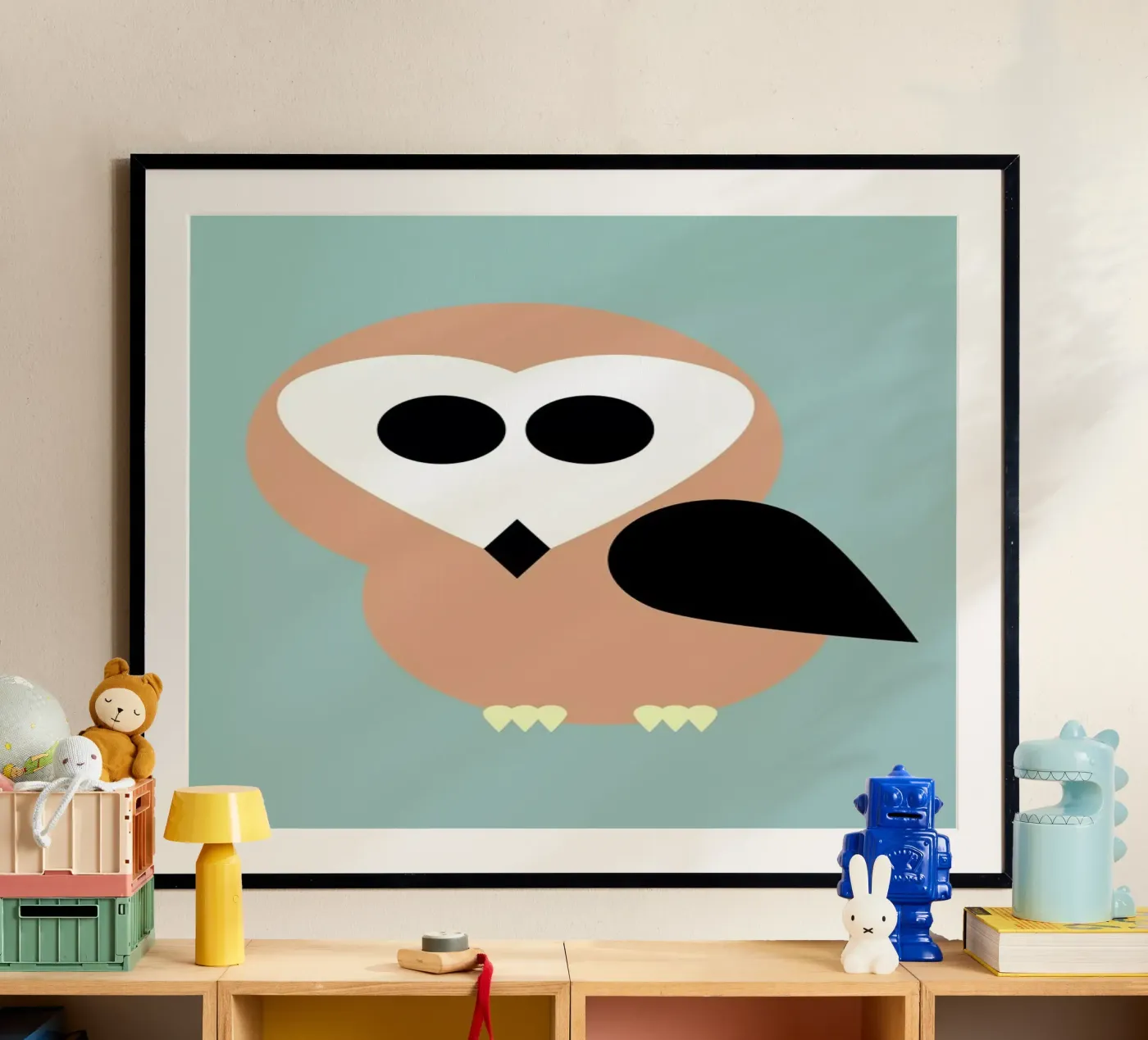 Celine the Owl poster da Marx & Croft