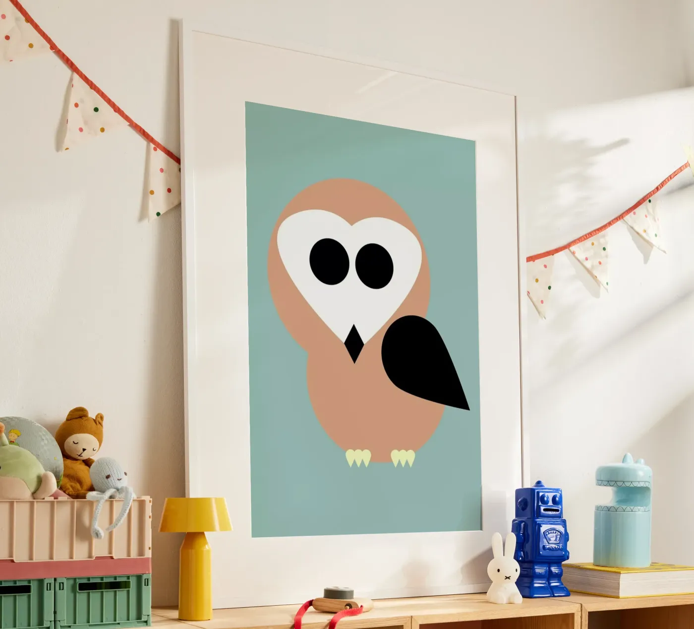 Celine the Owl poster da Marx & Croft