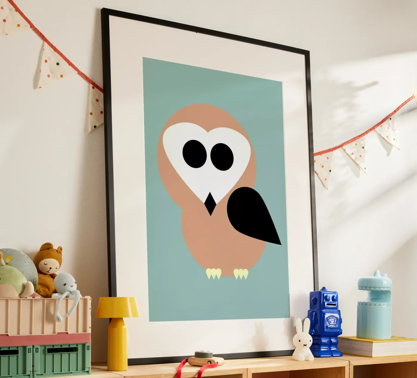 Celine the Owl poster da Marx & Croft