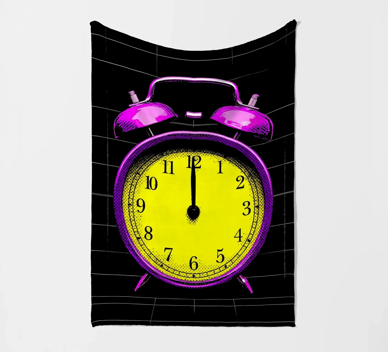 Sveglia - Pop Art coperta in pile da ColorCrash Gallery