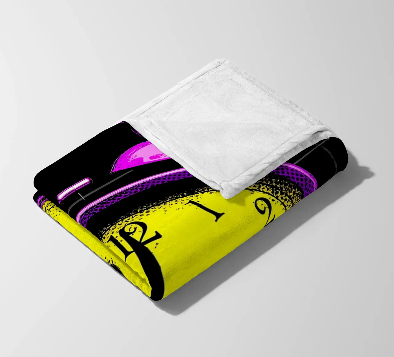 Sveglia - Pop Art coperta in pile da ColorCrash Gallery