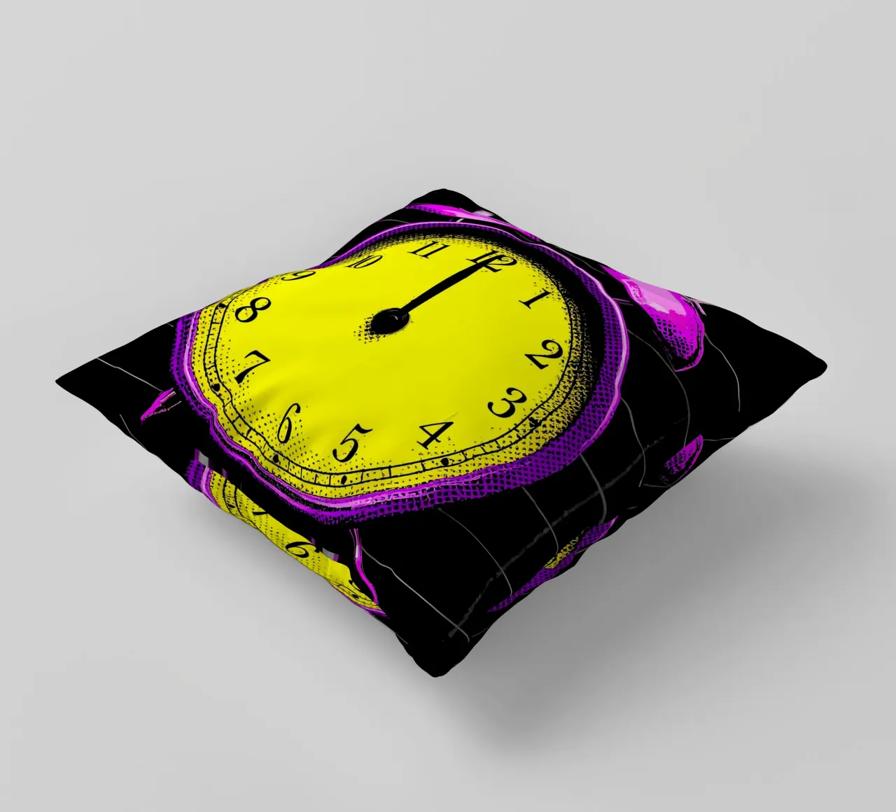 Sveglia - Pop Art cuscino da ColorCrash Gallery