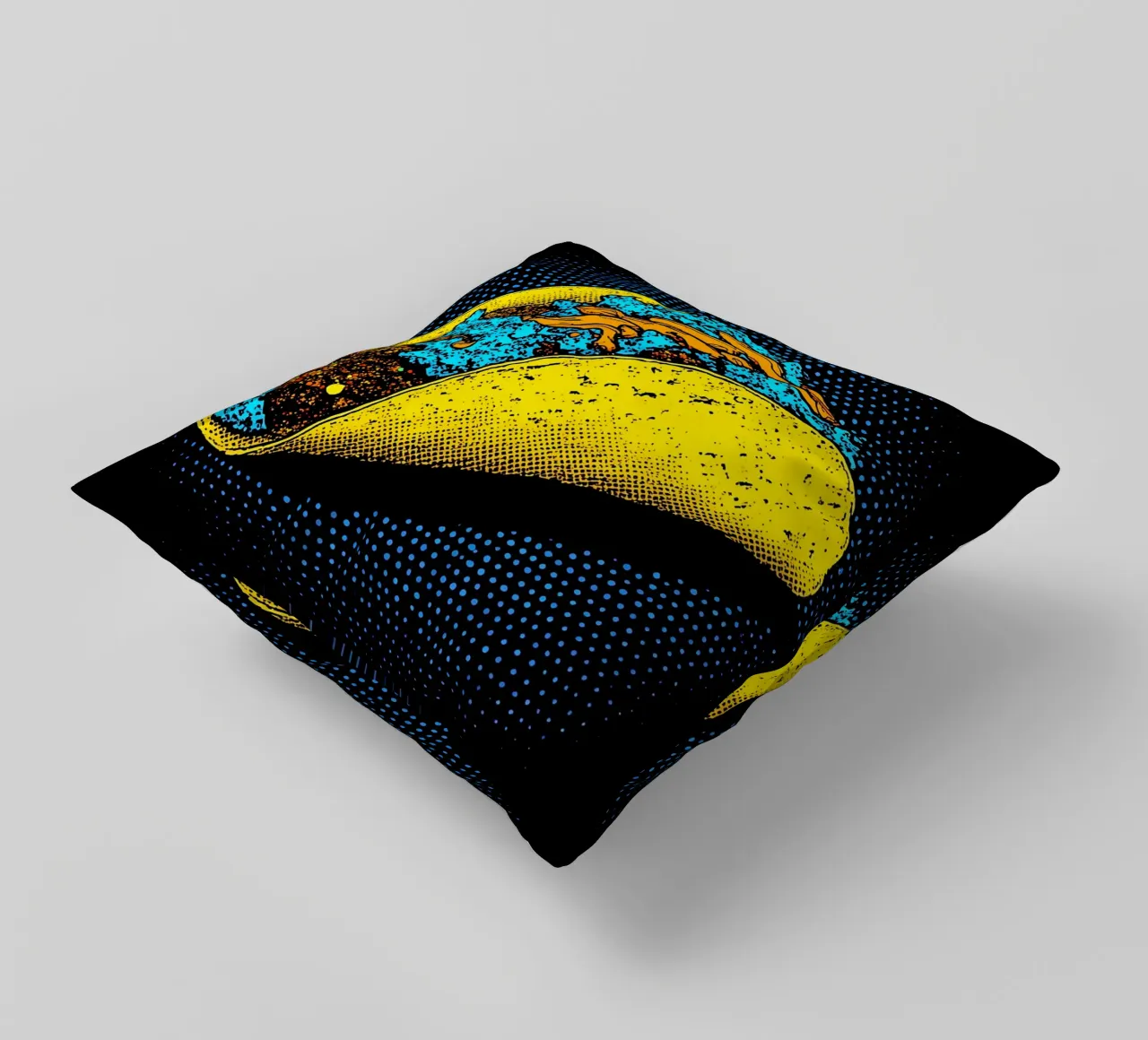 Taco - Pop Art cuscino da ColorCrash Gallery