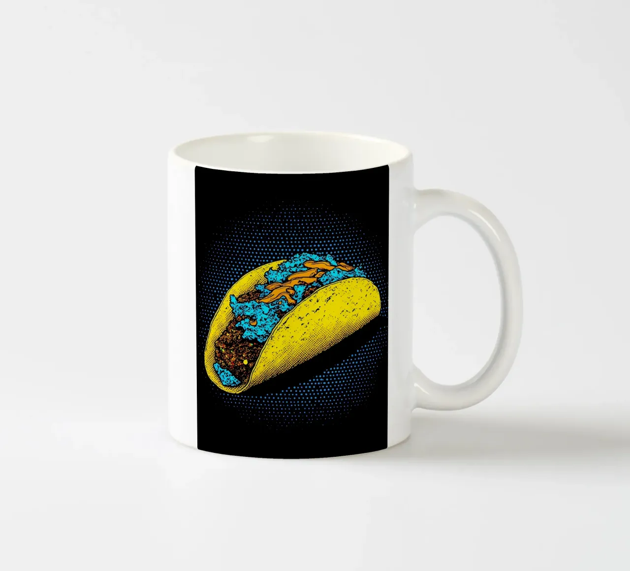 Taco - Pop Art tazza in ceramica da ColorCrash Gallery