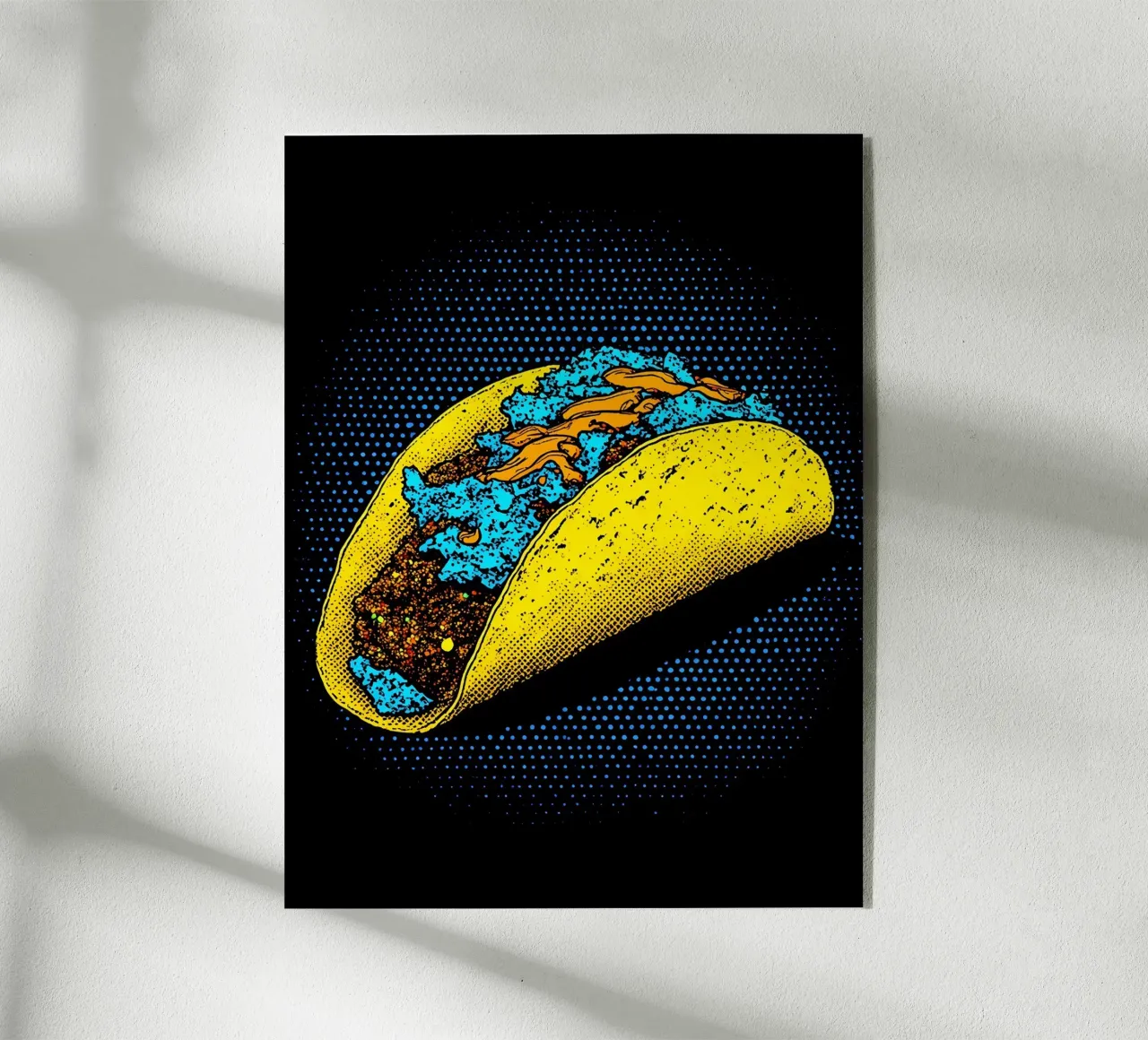 Taco - Pop Art plexiglass da ColorCrash Gallery