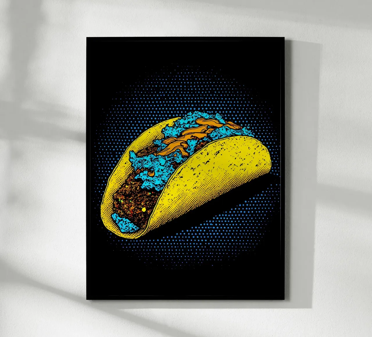 Taco - Pop Art hahnemühle by ColorCrash Gallery