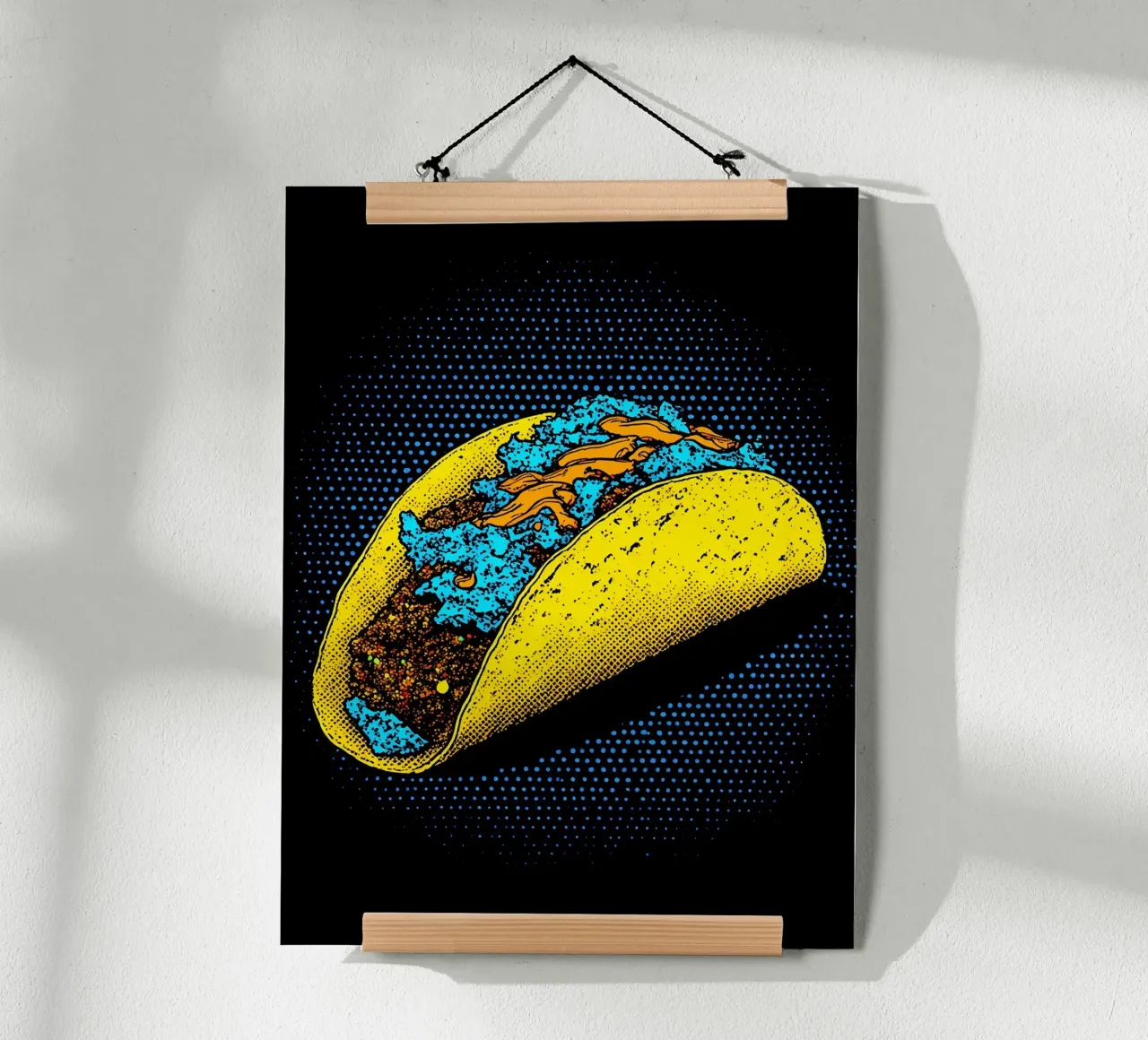 Taco - Pop Art hahnemühle by ColorCrash Gallery