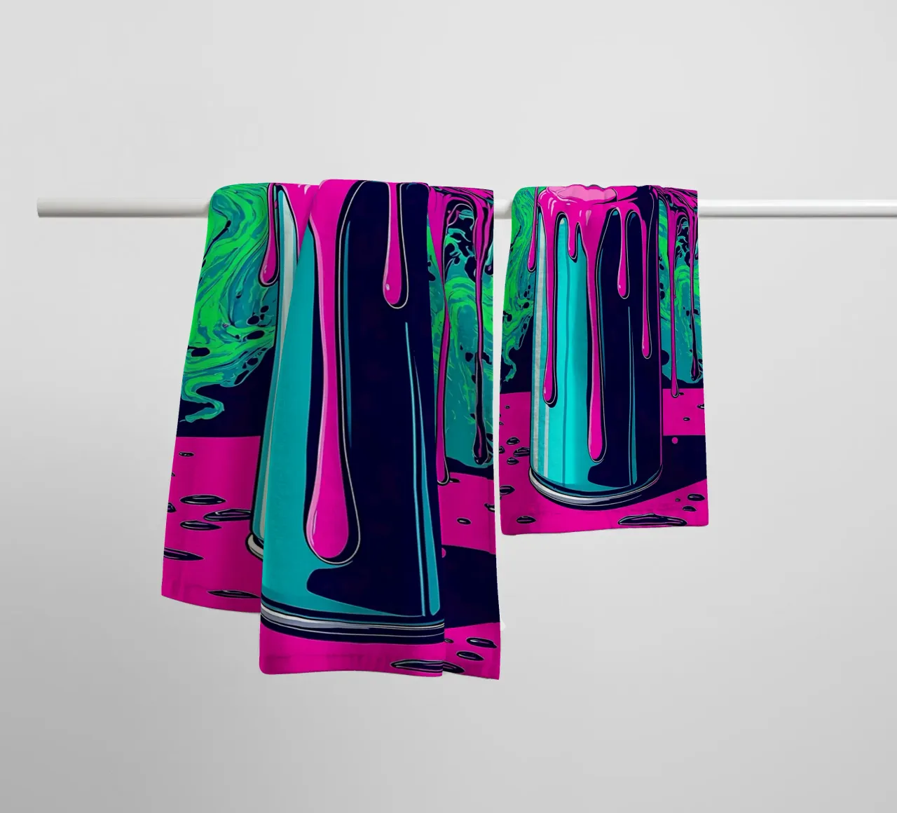 Spray Can - Pop Art towel by ColorCrash Gallery