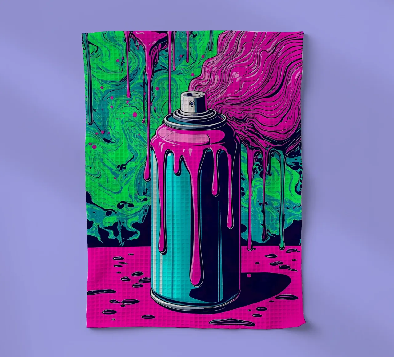 Bombe aérosol - Pop Art torchon de ColorCrash Gallery