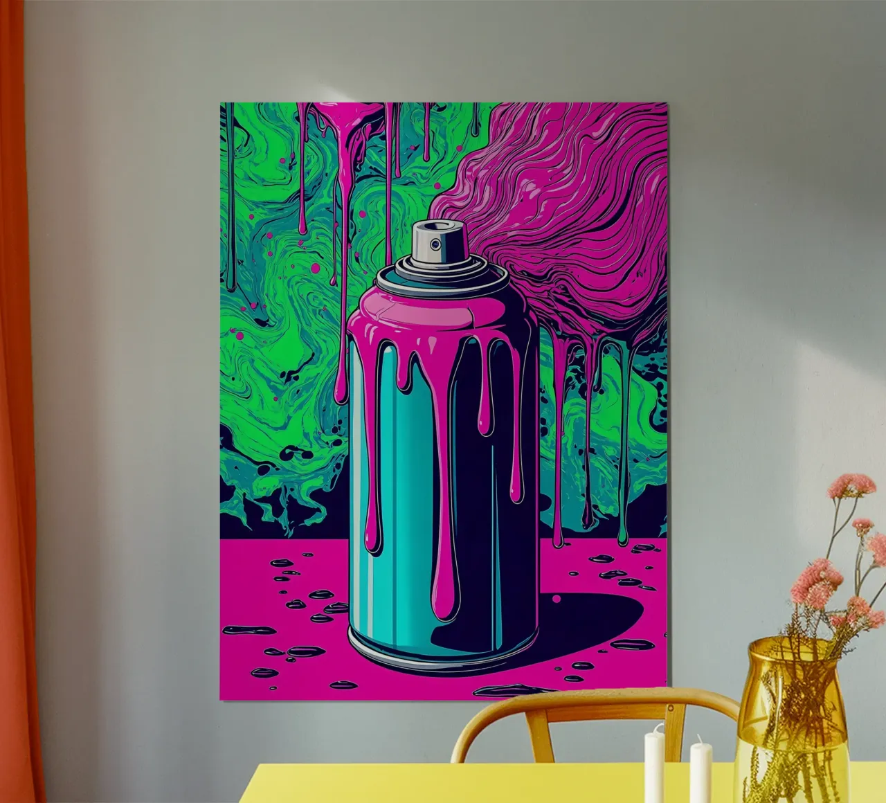 Spray Can - Pop Art hahnemühle by ColorCrash Gallery